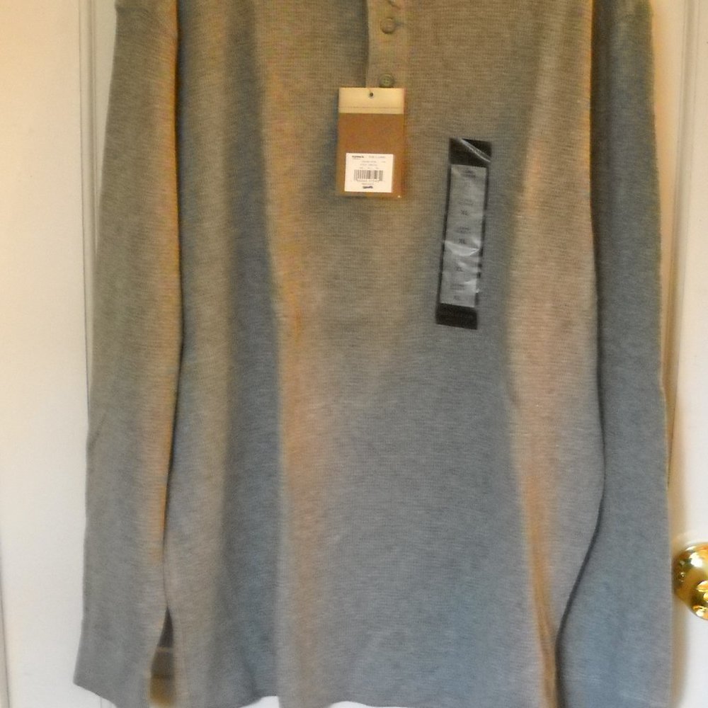 Men's Sonoma Heather Gray Long sleeve Shirt XL